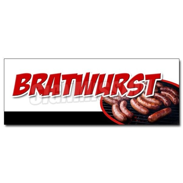 BRATWURST DECAL sticker brats beer sauerkraut sandwich bun wisconsin eat, D-36 Bratwurst